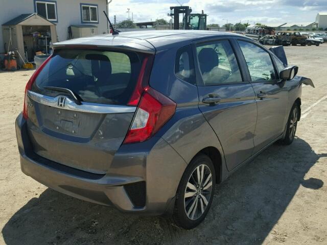 JHMGK5H71HS012468 - 2017 HONDA FIT GRAY photo 4