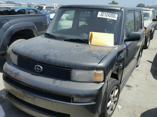 JTLKT334950213041 - 2005 TOYOTA SCION XB GRAY photo 2