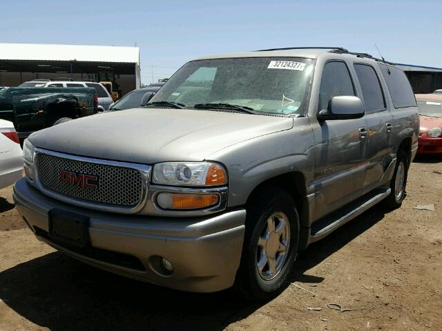 1GKFK66U81J307711 - 2001 GMC DENALI XL TAN photo 2