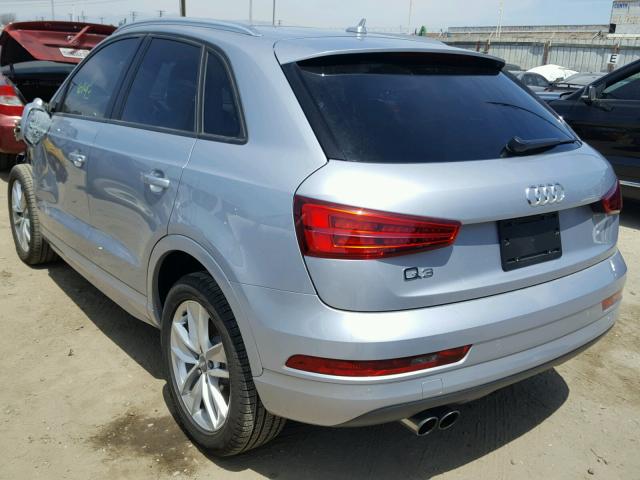 WA1BCCFS2HR009830 - 2017 AUDI Q3 PREMIUM SILVER photo 3