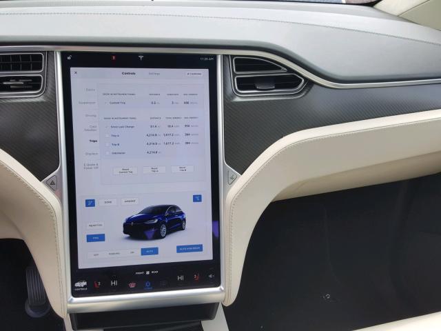 5YJXCAE26HF078530 - 2017 TESLA MODEL X BLUE photo 9