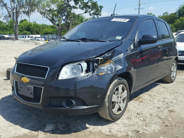 KL1TD66E09B650334 - 2009 CHEVROLET AVEO LS 灰色 照片 2