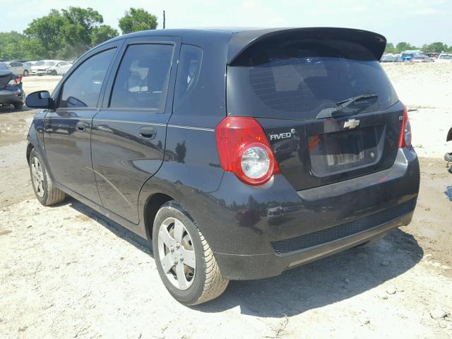 KL1TD66E09B650334 - 2009 CHEVROLET AVEO LS 灰色 照片 3