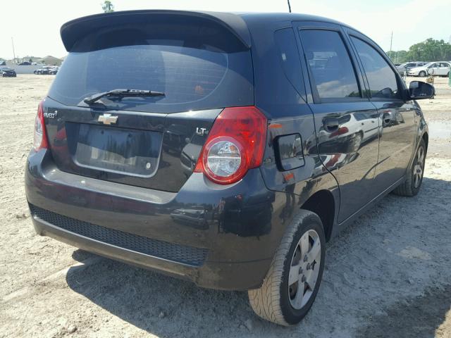 KL1TD66E09B650334 - 2009 CHEVROLET AVEO LS 灰色 照片 4