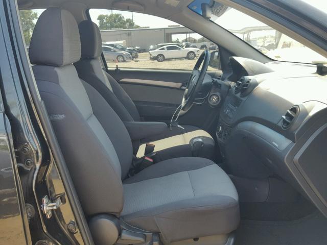 KL1TD66E09B650334 - 2009 CHEVROLET AVEO LS 灰色 照片 5