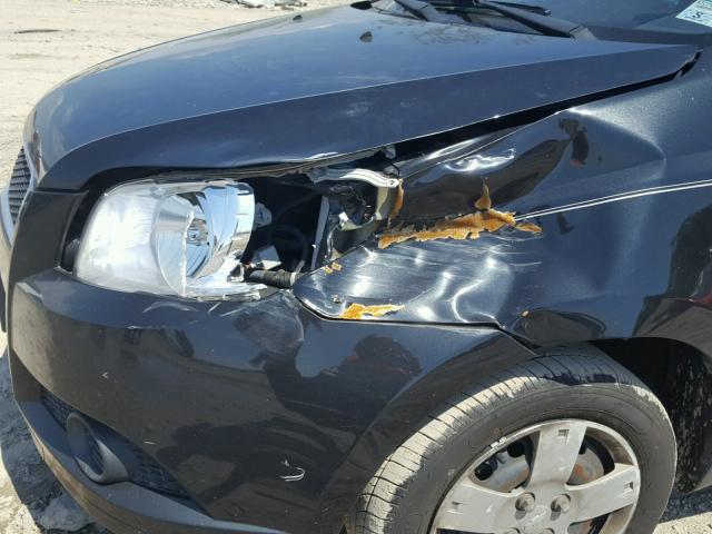 KL1TD66E09B650334 - 2009 CHEVROLET AVEO LS 灰色 照片 9