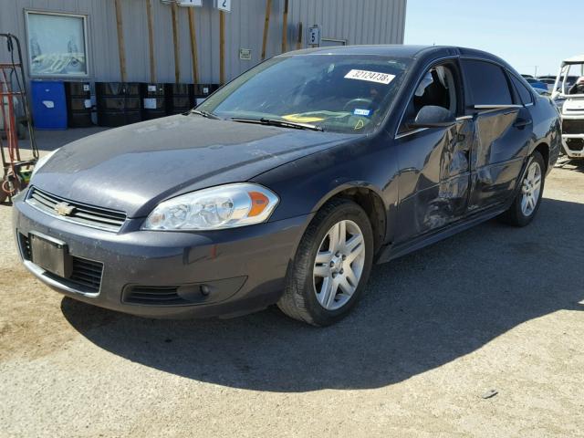 2G1WC57M691233320 - 2009 CHEVROLET IMPALA 2LT GRAY photo 2