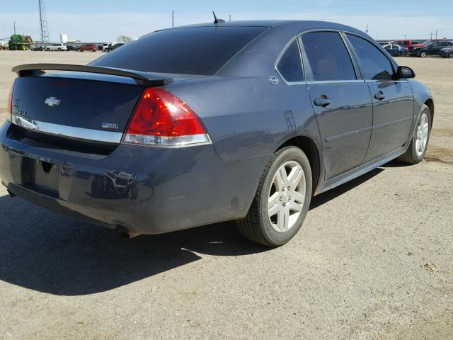 2G1WC57M691233320 - 2009 CHEVROLET IMPALA 2LT GRAY photo 4