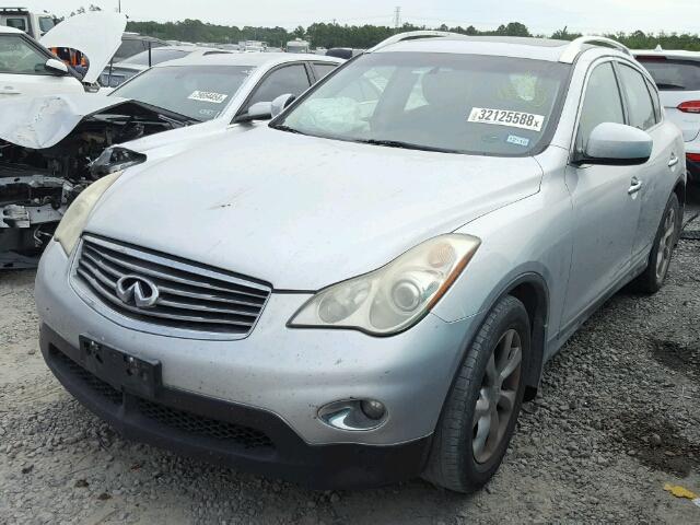 JNKAJ09E78M305921 - 2008 INFINITI EX35 BASE SILVER photo 2