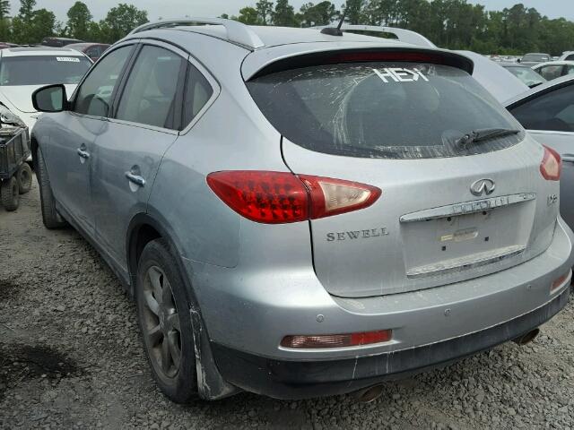 JNKAJ09E78M305921 - 2008 INFINITI EX35 BASE SILVER photo 3