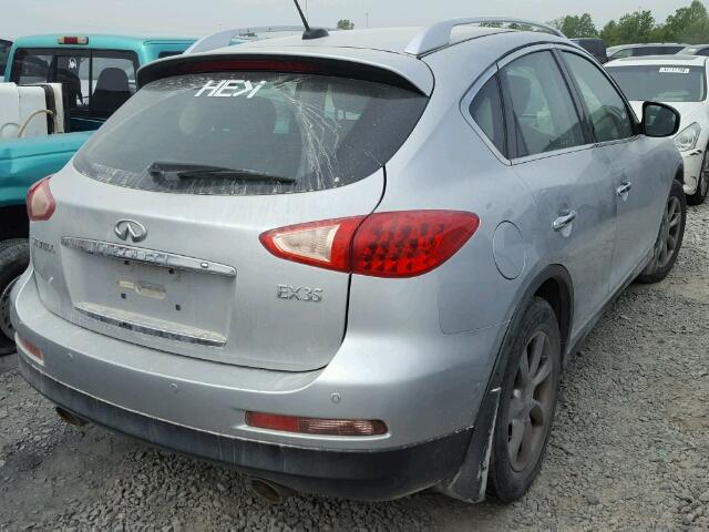 JNKAJ09E78M305921 - 2008 INFINITI EX35 BASE SILVER photo 4