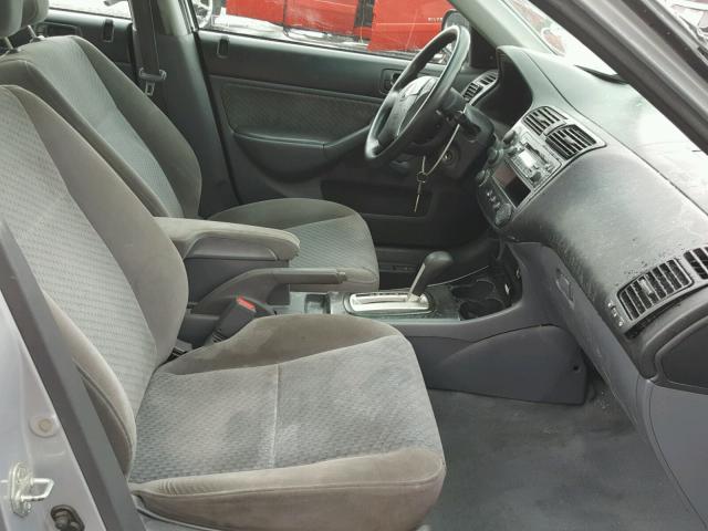 2HGES16305H541559 - 2005 HONDA CIVIC DX V SILVER photo 5