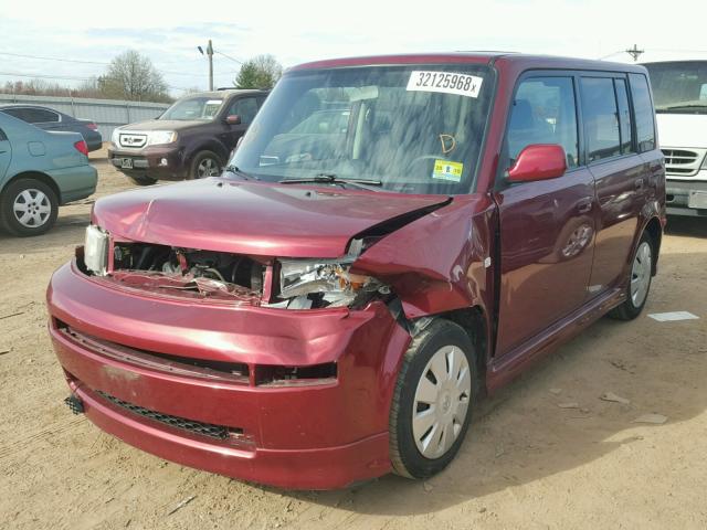 JTLKT334164127653 - 2006 TOYOTA SCION XB RED photo 2