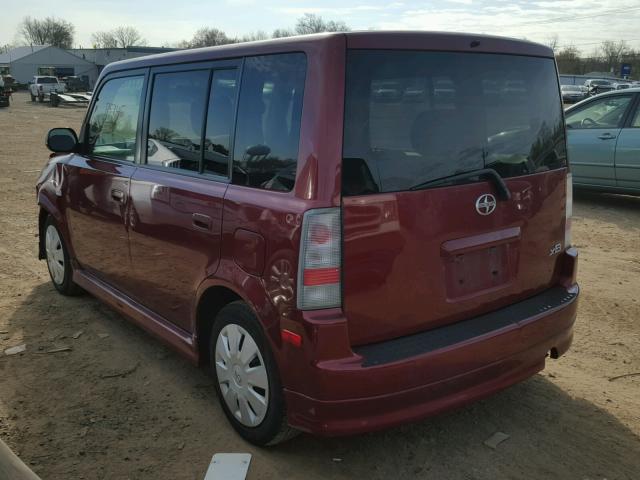 JTLKT334164127653 - 2006 TOYOTA SCION XB RED photo 3
