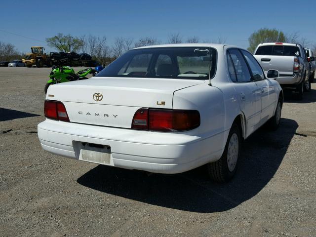 JT2BG12K3T0400267 - 1996 TOYOTA CAMRY DX WHITE photo 4