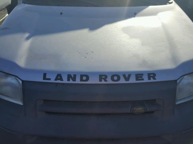 SALNY22232A363097 - 2002 LAND ROVER FREELANDER SILVER photo 7