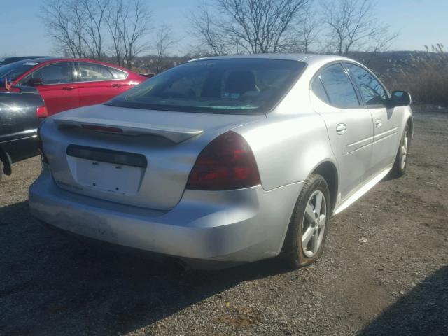 2G2WP522251305775 - 2005 PONTIAC GRAND PRIX SILVER photo 4