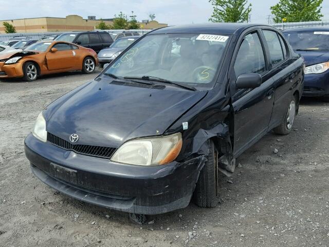 JTDBT123125030000 - 2002 TOYOTA ECHO BLACK photo 2