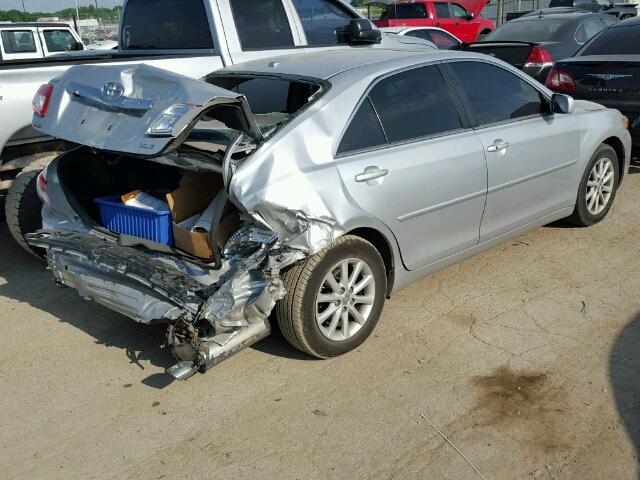 4T1BK3EK1AU099397 - 2010 TOYOTA CAMRY SILVER photo 4