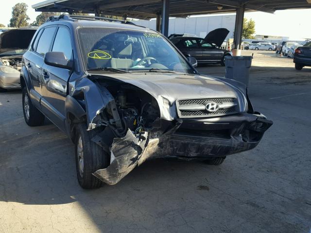 KM8JN12D67U666144 - 2007 HYUNDAI TUCSON SE GRAY photo 1