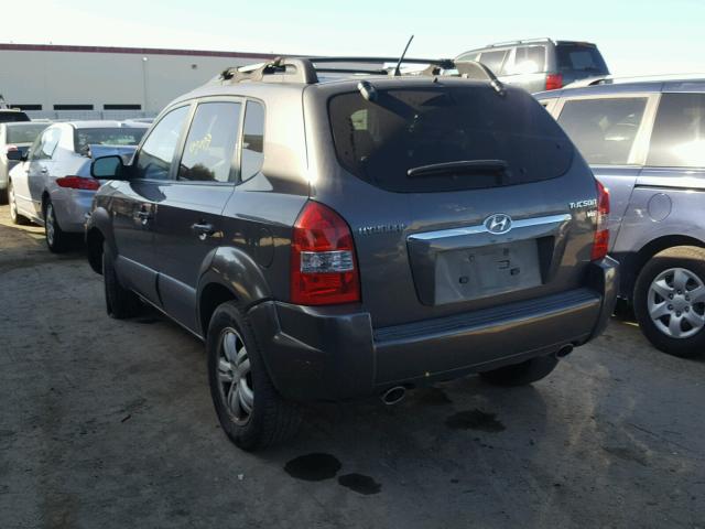 KM8JN12D67U666144 - 2007 HYUNDAI TUCSON SE GRAY photo 3