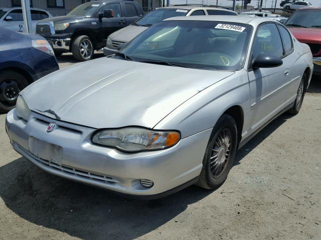 2G1WW12E829115132 - 2002 CHEVROLET MONTE CARL ვერცხლისფერი ფოტო 2