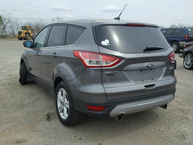 1FMCU0GXXDUA72922 - 2013 FORD ESCAPE SE GRAY photo 3