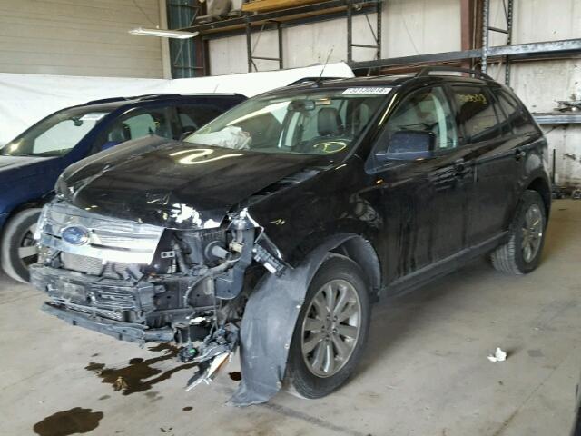 2FMDK49C27BB28552 - 2007 FORD EDGE SEL P BLACK photo 2