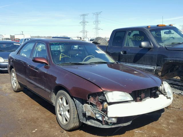 1YVGF22F725283278 - 2002 MAZDA 626 ES BURGUNDY photo 1