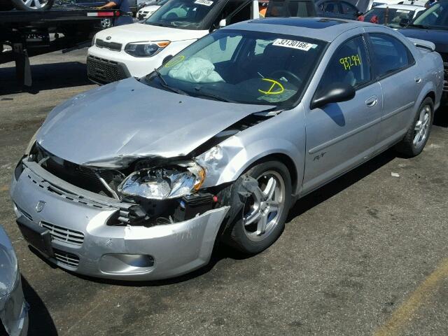 1B3AL76R92N264321 - 2002 DODGE STRATUS R/ SILVER photo 2