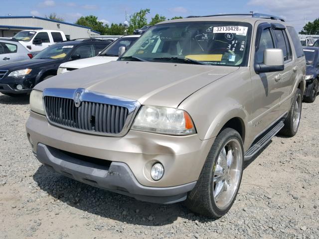 5LMEU68H84ZJ44879 - 2004 LINCOLN AVIATOR BEIGE photo 2