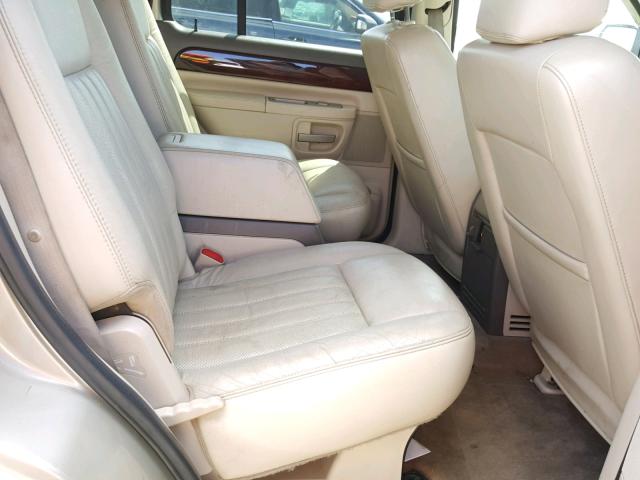 5LMEU68H84ZJ44879 - 2004 LINCOLN AVIATOR BEIGE photo 6