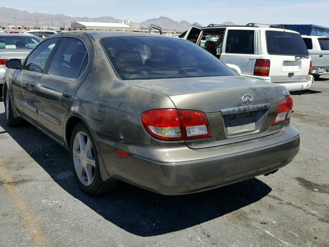 JNKDA31A92T026233 - 2002 INFINITI I35 BROWN photo 3