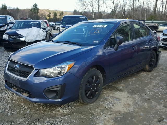 JF1GJAA63DG036207 - 2013 SUBARU IMPREZA BA BLUE photo 2