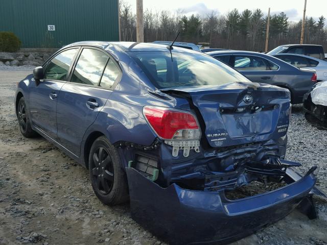 JF1GJAA63DG036207 - 2013 SUBARU IMPREZA BA BLUE photo 3