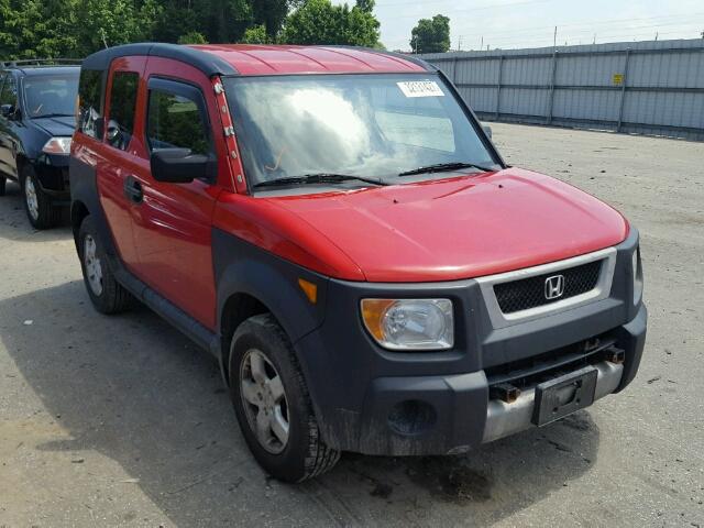 5J6YH28625L024994 - 2005 HONDA ELEMENT EX RED photo 1