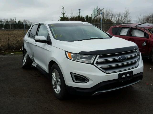 2FMPK4J84GBB62688 - 2016 FORD EDGE SEL WHITE photo 1