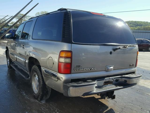 3GKFK16Z22G241917 - 2002 GMC YUKON XL K TAN photo 3