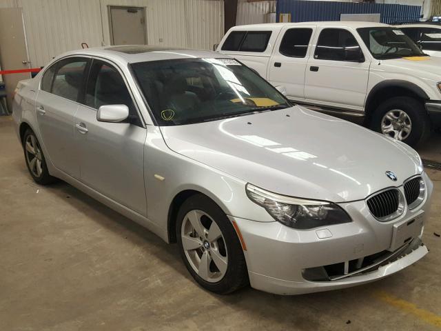 WBANV13598CZ55231 - 2008 BMW 528 XI SILVER photo 1