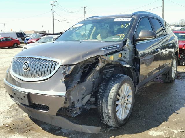 5GAKRBED8BJ149311 - 2011 BUICK ENCLAVE CX BROWN photo 2