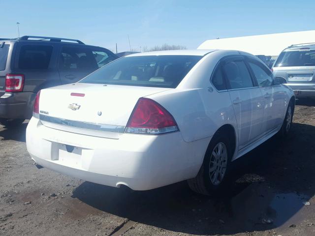 2G1WS57M691308844 - 2009 CHEVROLET IMPALA POL WHITE photo 4