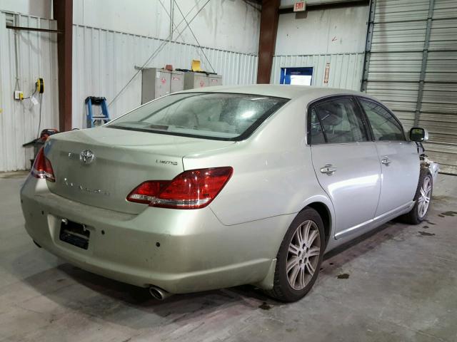 4T1BK36B07U227894 - 2007 TOYOTA AVALON XL GREEN photo 4