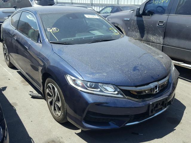 1HGCT1B47GA003364 - 2016 HONDA ACCORD LX- BLUE photo 1