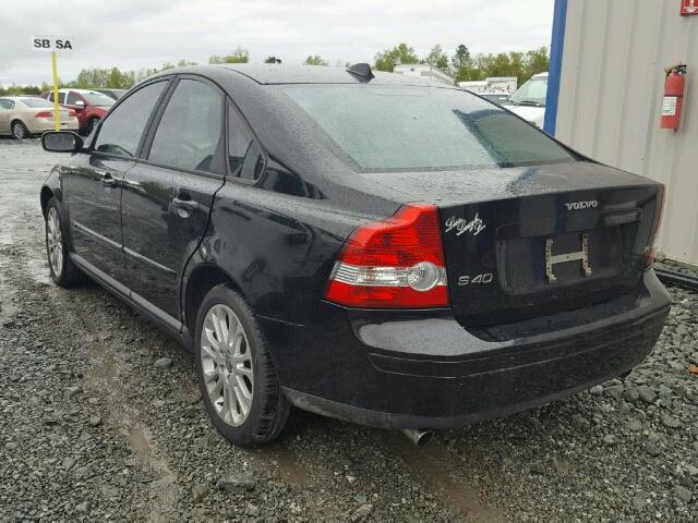 YV1MS682762183859 - 2006 VOLVO S40 T5 BLACK photo 3