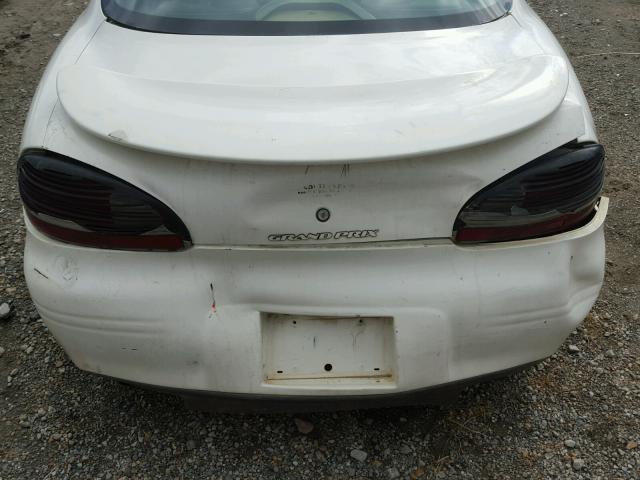 1G2WP52K43F114378 - 2003 PONTIAC GRAND PRIX WHITE photo 9