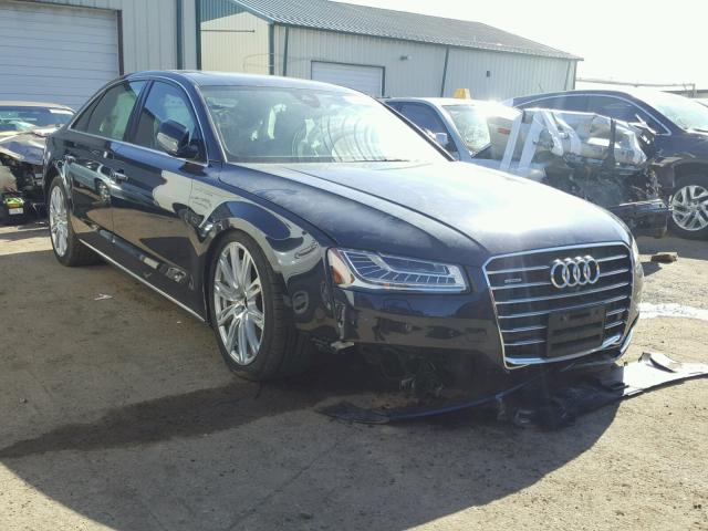 WAU3GAFD2FN001295 - 2015 AUDI A8 L QUATT BLUE photo 1