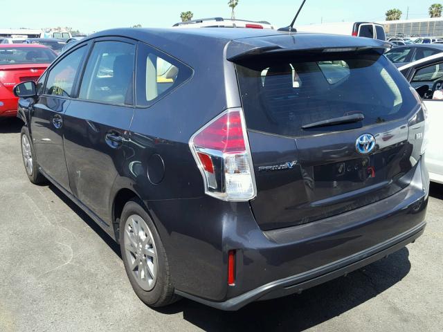 JTDZN3EU6HJ055614 - 2017 TOYOTA PRIUS V CHARCOAL photo 3