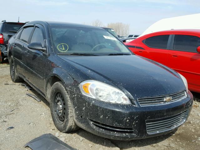 2G1WS583481367749 - 2008 CHEVROLET IMPALA POL BLACK photo 1