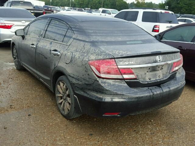 2HGFB2F91FH517755 - 2015 HONDA CIVIC EXL 黑色 照片 3