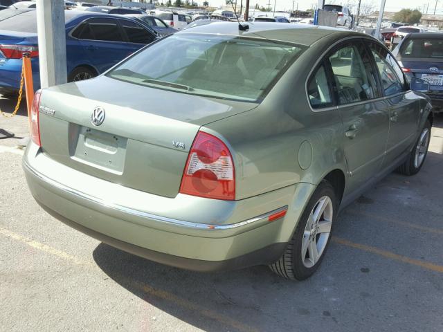 WVWRH63BX4P102936 - 2004 VOLKSWAGEN PASSAT GLX 绿色 照片 4